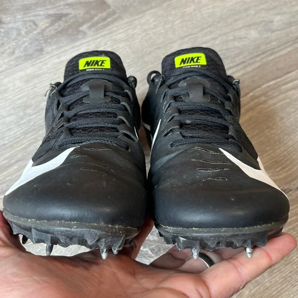 Nike Zoom Rival S9 Track Spikes Black Mens 8 UK 7 EUR 41‎